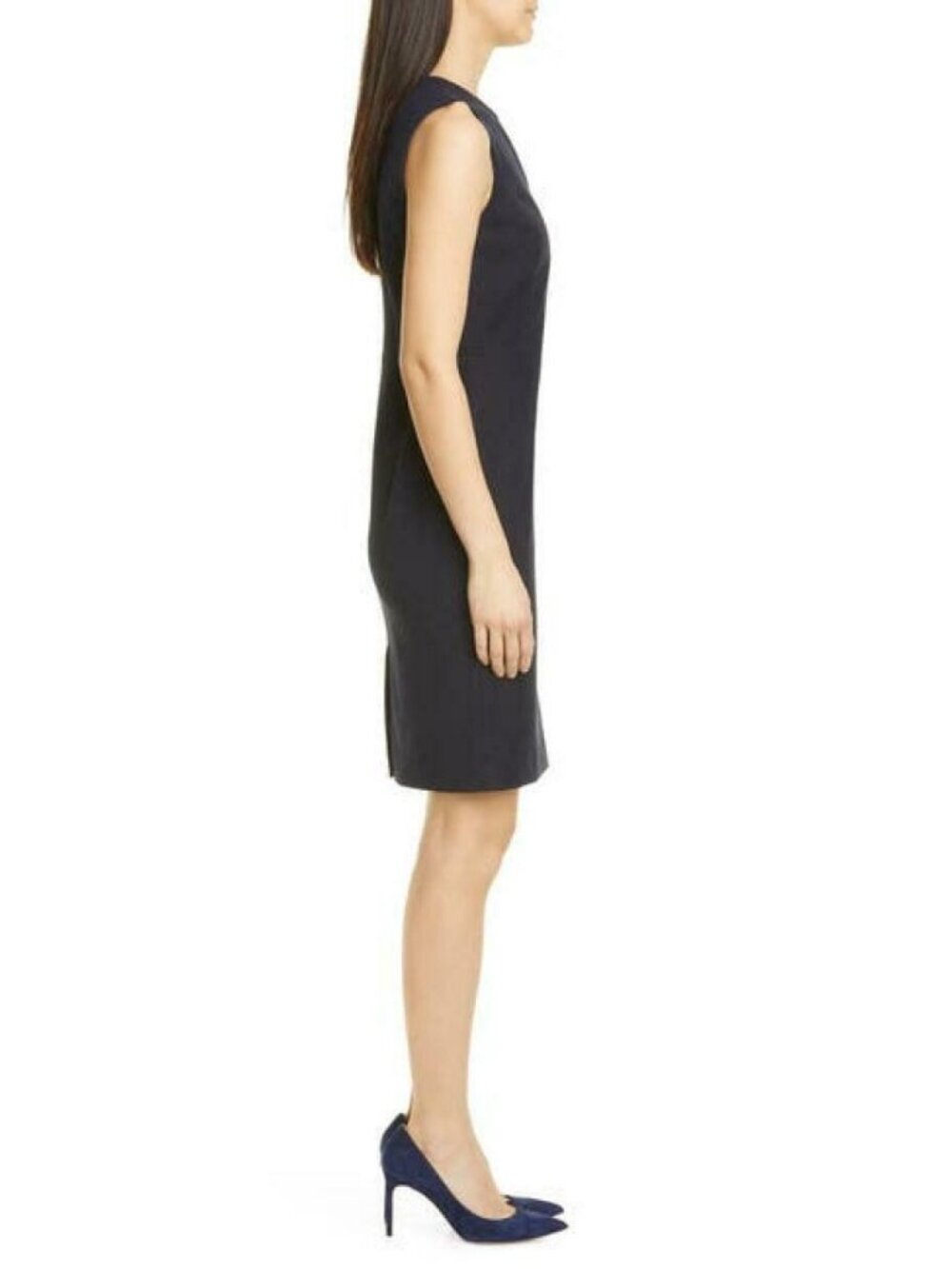 🆕NORDSTROM SIGNATURE Little Black Dress Sheath Small - Picture 3 of 13